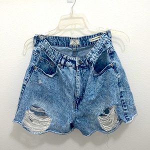 Destroyed Jean Shorts